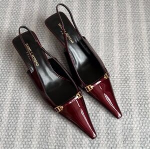 Yves Saint Laurent women's pointed high heel sandals